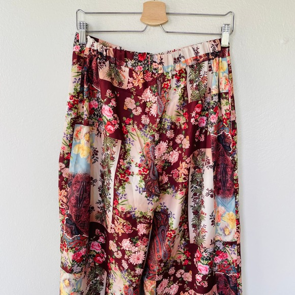 Boston Proper Size S Patchwork Palazzo High Waisted pants - Picture 9 of 13